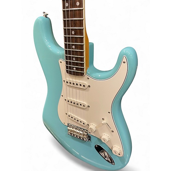 Used Fender Eric Johnson Rosewood Tropical Turquoise Solid Body Electric Guitar