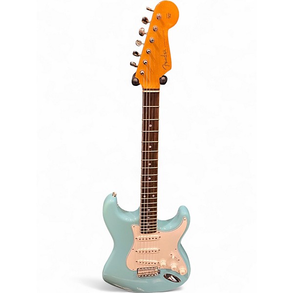 Used Fender Eric Johnson Rosewood Tropical Turquoise Solid Body Electric Guitar