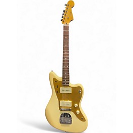 Used Squier J Mascis Jazzmaster Vintage White Solid Body Electric Guitar