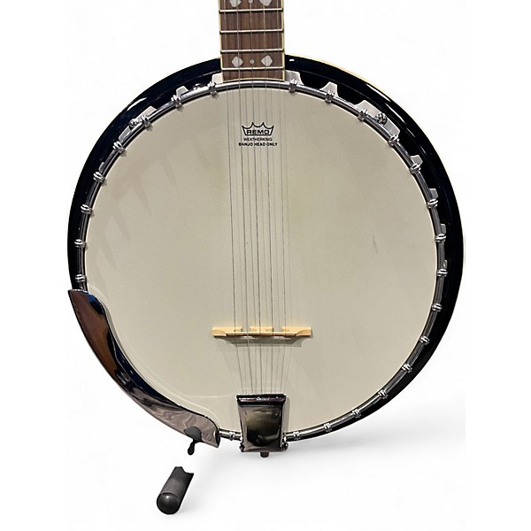 Used Fender Closed Back Banjo Natural Banjo