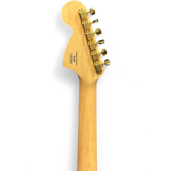 Used Squier 40TH STRAT LRL DARK RED Solid Body Electric Guitar