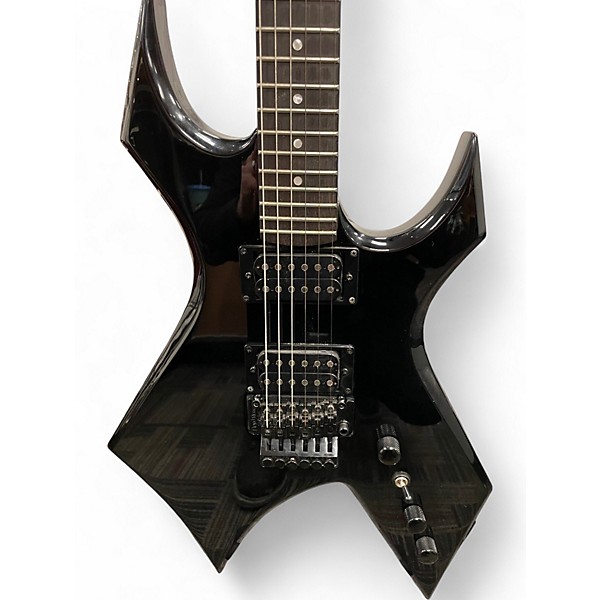 Used B.C. Rich NJ Series Warlock Black Solid Body Electric Guitar