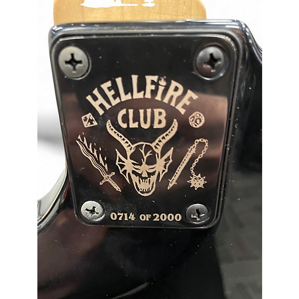 Used B.C. Rich NJ Series Warlock Black Solid Body Electric Guitar