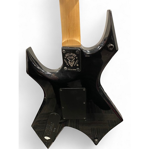 Used B.C. Rich NJ Series Warlock Black Solid Body Electric Guitar