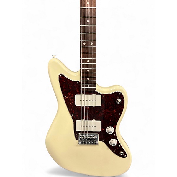 Used Squier JAZZMASTER XIII WHITE Solid Body Electric Guitar