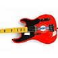 Used Partscaster J BASS RED Electric Bass Guitar
