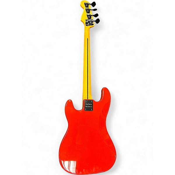 Used Partscaster J BASS RED Electric Bass Guitar