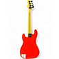 Used Partscaster J BASS RED Electric Bass Guitar