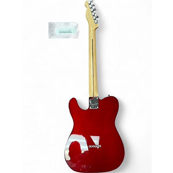 Used Fender Deluxe Thinline Telecaster Red Hollow Body Electric Guitar