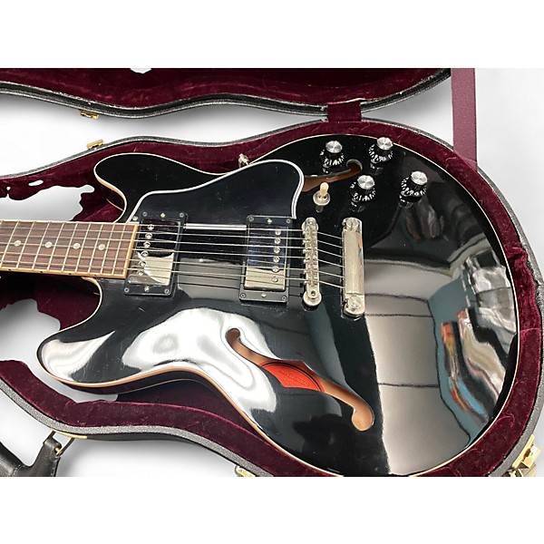 Used Gibson Custom ES-339 Ebony Hollow Body Electric Guitar