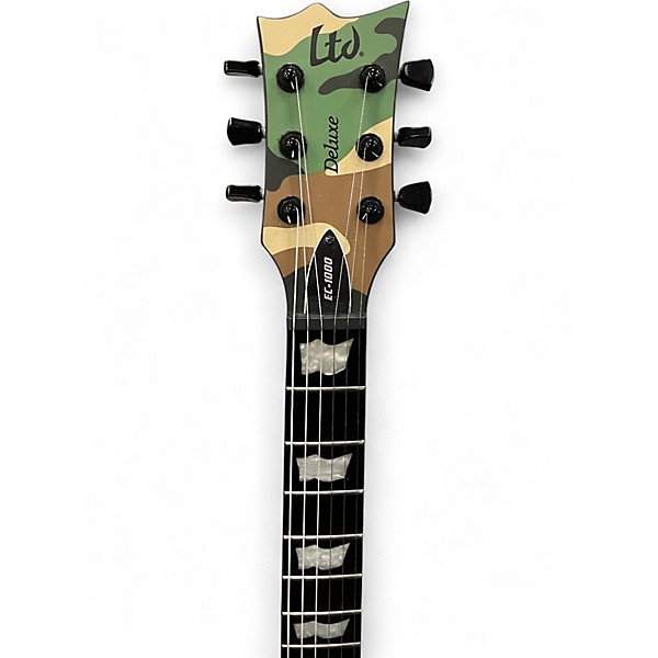 Used ESP LTD EC1000 Camo Solid Body Electric Guitar
