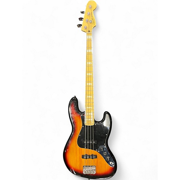Used Squier Vintage Modified Jazz Bass 77 2 Color Sunburst Electric Bass Guitar