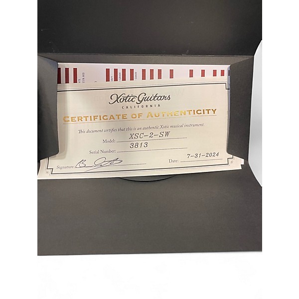 Used Xotic XSC-2 Blue Solid Body Electric Guitar