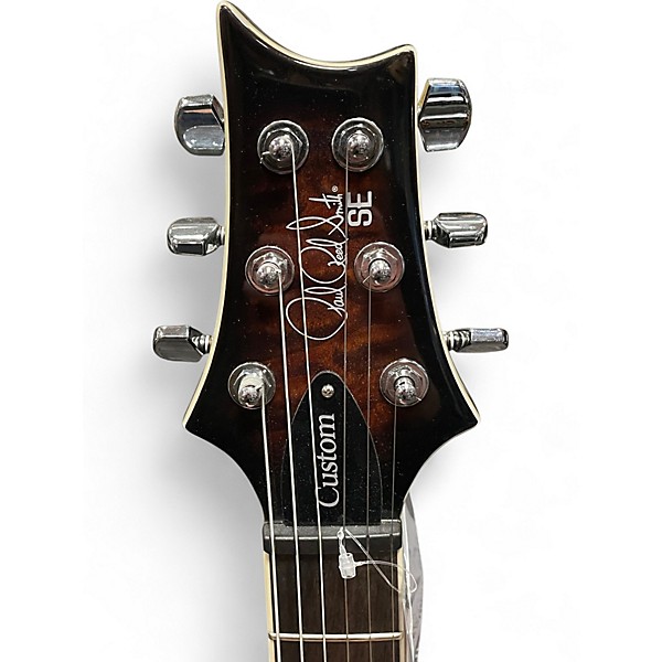 Used PRS SE Custom 24 Black Gold Wrap Solid Body Electric Guitar