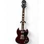 Used Epiphone SG Cherry Solid Body Electric Guitar thumbnail