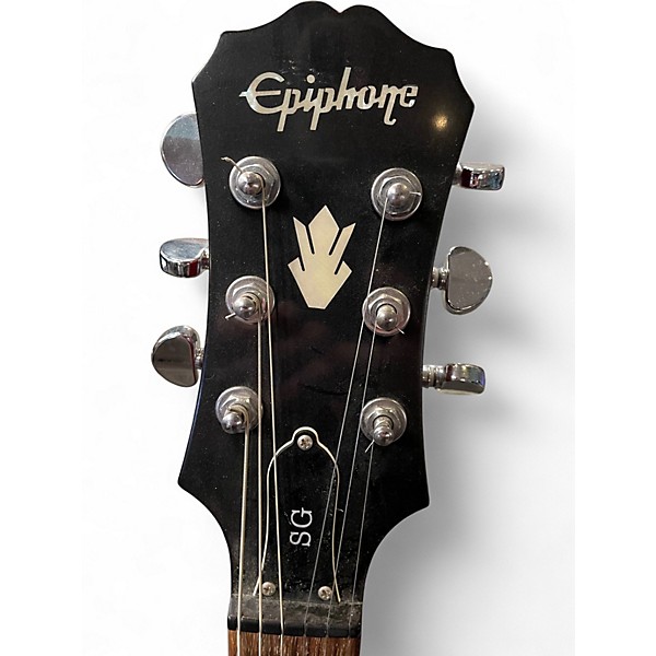 Used Epiphone SG Cherry Solid Body Electric Guitar