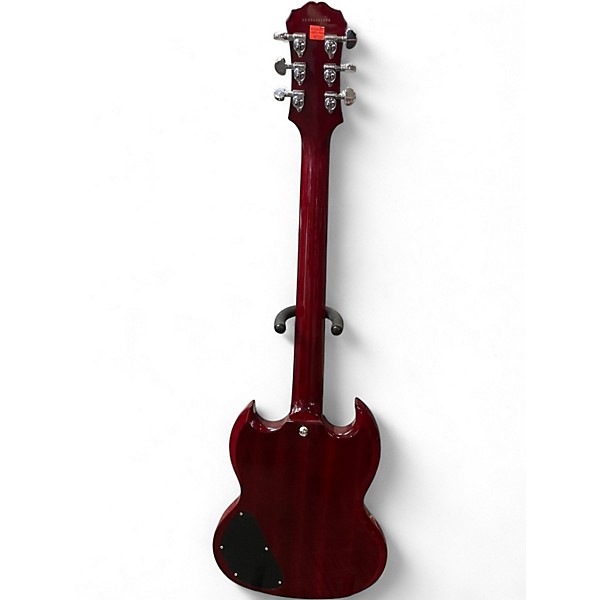 Used Epiphone SG Cherry Solid Body Electric Guitar