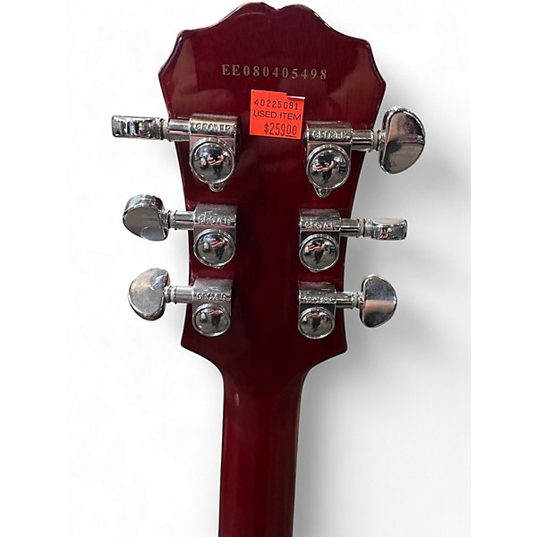 Used Epiphone SG Cherry Solid Body Electric Guitar