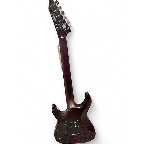 Used ESP LTD MH350FR QUILTED MAPLE Solid Body Electric Guitar