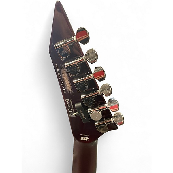 Used ESP LTD MH350FR QUILTED MAPLE Solid Body Electric Guitar