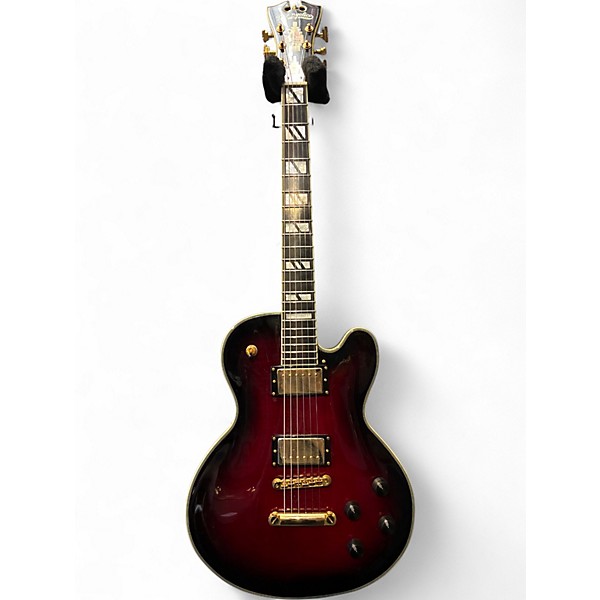 Used D'Angelico New Yorker SD-9 Wine Red Burst Solid Body Electric Guitar