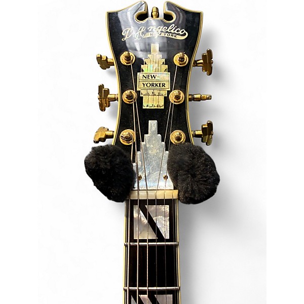 Used D'Angelico New Yorker SD-9 Wine Red Burst Solid Body Electric Guitar