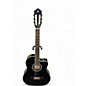 Used Ortega RCE145BK Black Classical Acoustic Electric Guitar thumbnail