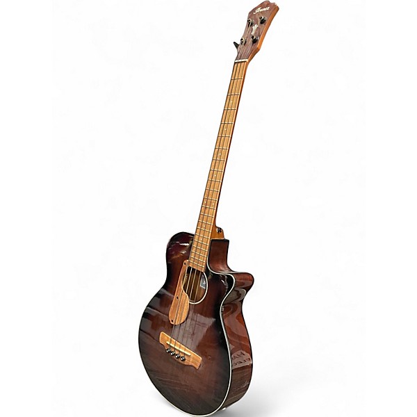 Used Ibanez AEGB24E Mahogany Acoustic Bass Guitar