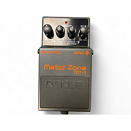 Used BOSS MT2 Metal Zone Distortion Effect Pedal