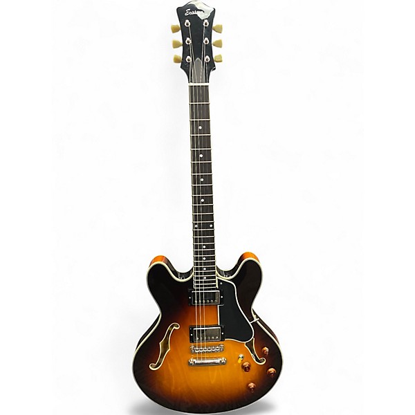 Used Eastman T386 2 Color Sunburst Hollow Body Electric Guitar