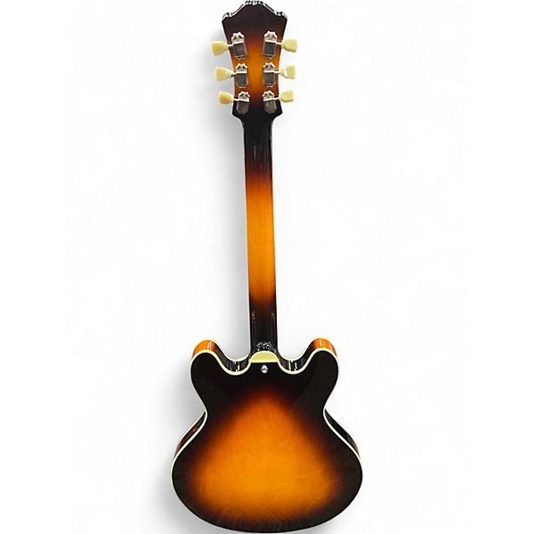 Used Eastman T386 2 Color Sunburst Hollow Body Electric Guitar