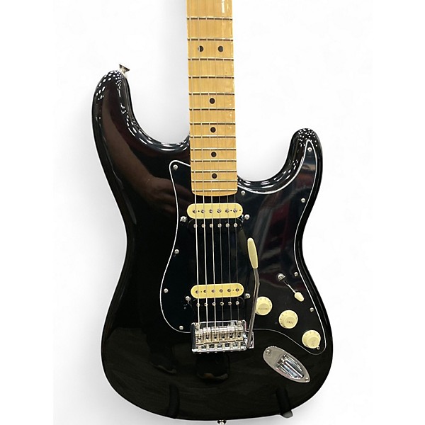 Used Fender Player Stratocaster Black Solid Body Electric Guitar