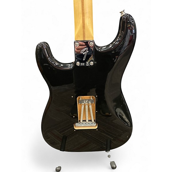 Used Fender Player Stratocaster Black Solid Body Electric Guitar