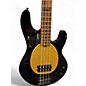 Used Sterling by Music Man Pete Wentz Signiture StingRay Black Electric Bass Guitar