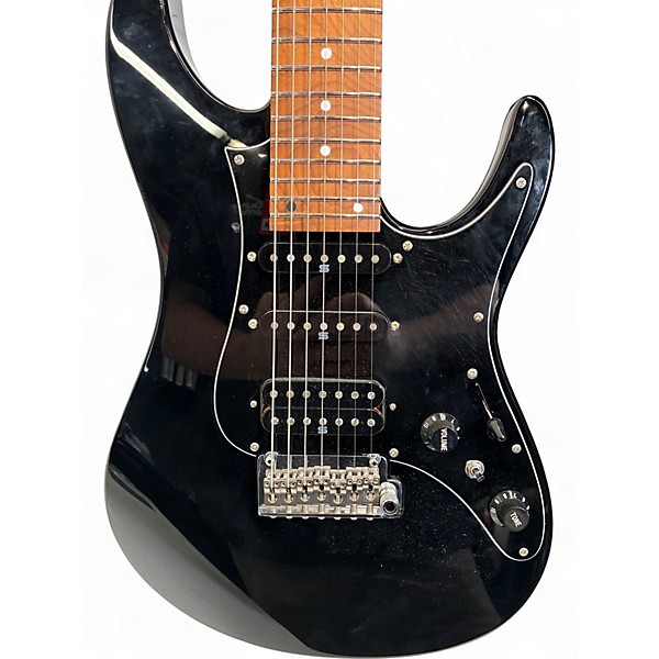 Used Ibanez AZ24047 7-STRING BLACK/BLACK Solid Body Electric Guitar