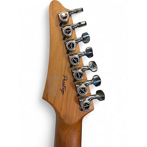 Used Ibanez AZ24047 7-STRING BLACK/BLACK Solid Body Electric Guitar