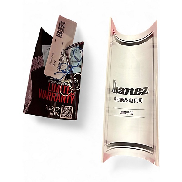 Used Ibanez AZ24047 7-STRING BLACK/BLACK Solid Body Electric Guitar