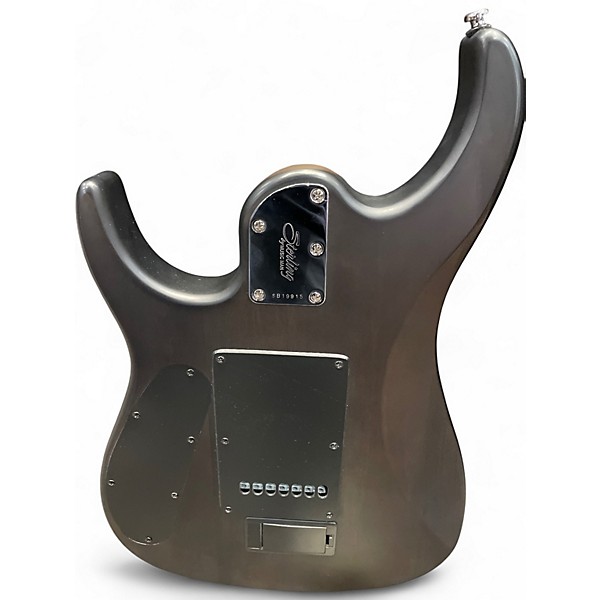 Used Sterling by Music Man John Petrucci JP157 7 String Trans Black Solid Body Electric Guitar