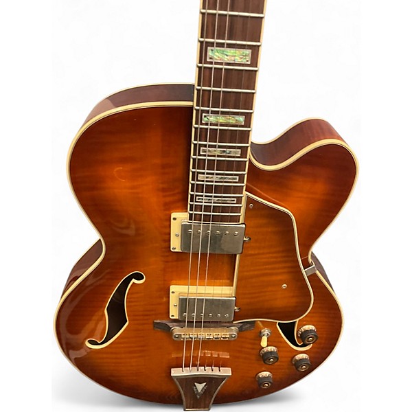 Used Ibanez AF95 Sunburst Hollow Body Electric Guitar