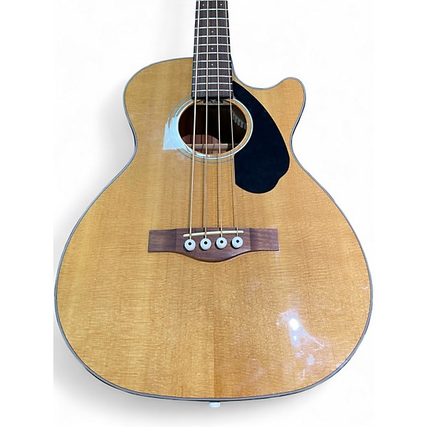 Used Fender Cb 60sce Natural Acoustic Bass Guitar