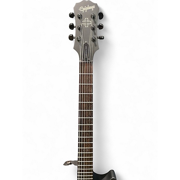 Used Epiphone Gothic Les Paul Studio Black Solid Body Electric Guitar