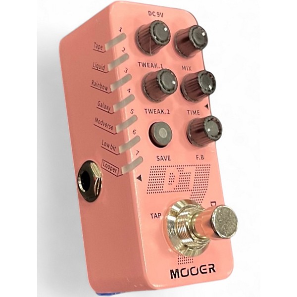 Used Mooer D7 DELAY Effect Pedal
