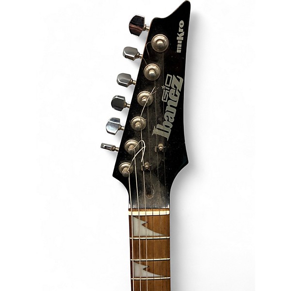 Used Ibanez GRGM21 Mikro Black Solid Body Electric Guitar