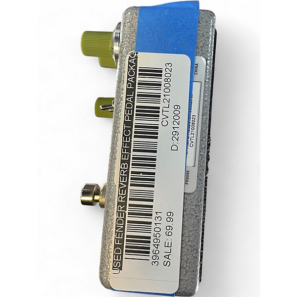 Used Fender reverb Effect Pedal Package