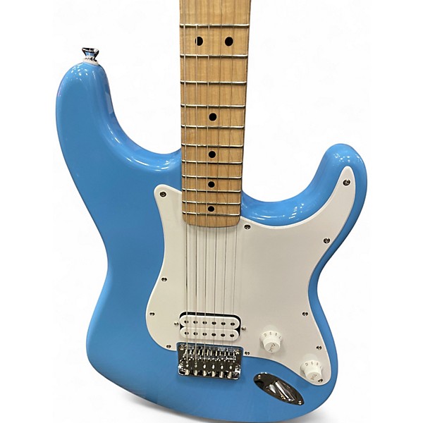 Used Squier STRATOCASTER BABY BLUE Solid Body Electric Guitar