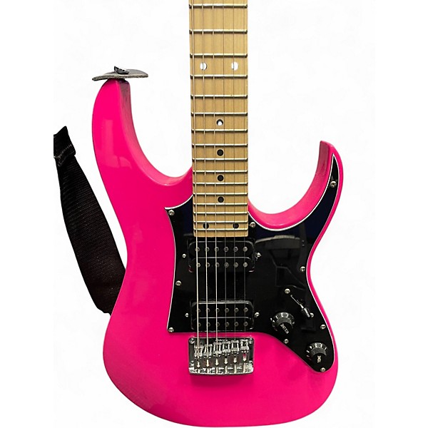 Used Ibanez GDTM21 Mikro Pink Solid Body Electric Guitar