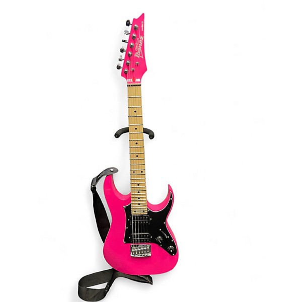 Used Ibanez GDTM21 Mikro Pink Solid Body Electric Guitar