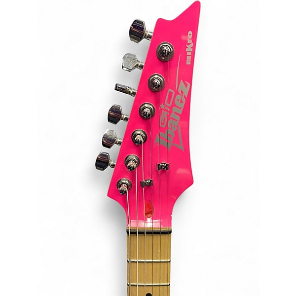 Used Ibanez GDTM21 Mikro Pink Solid Body Electric Guitar