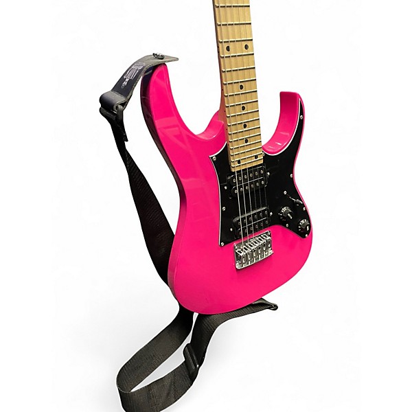 Used Ibanez GDTM21 Mikro Pink Solid Body Electric Guitar