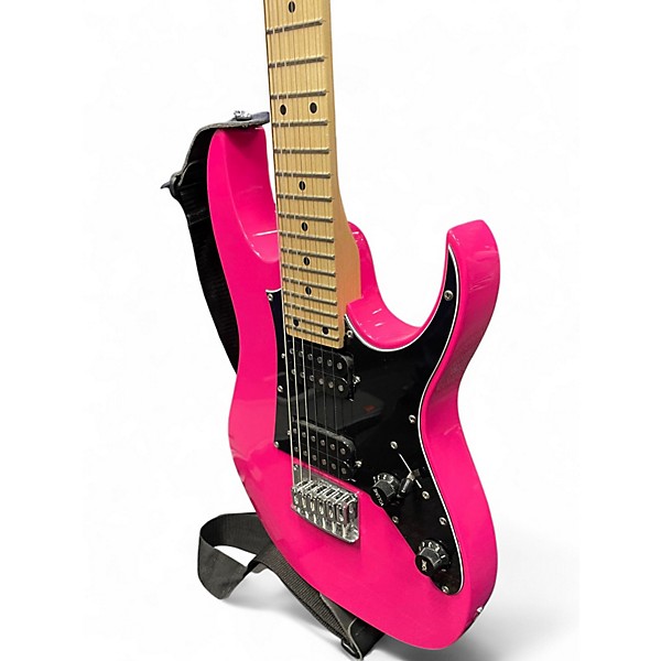 Used Ibanez GDTM21 Mikro Pink Solid Body Electric Guitar